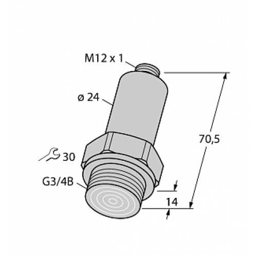 Датчик давления TURCK PT400R-26-LI3-H1140 Датчик давления TURCK PT400R-26-LI3-H1140