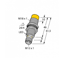 Индуктивный датчик TURCK NI12U-M18M-VP4X-H1141