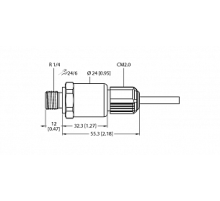 Датчик давления TURCK PT1A-1004-I2-CM2.0/O