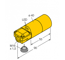 Индуктивный датчик TURCK NI30-K40SR-FZ3X2
