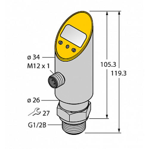 Датчик давления TURCK PS250R-609-2UPN8X-H1141