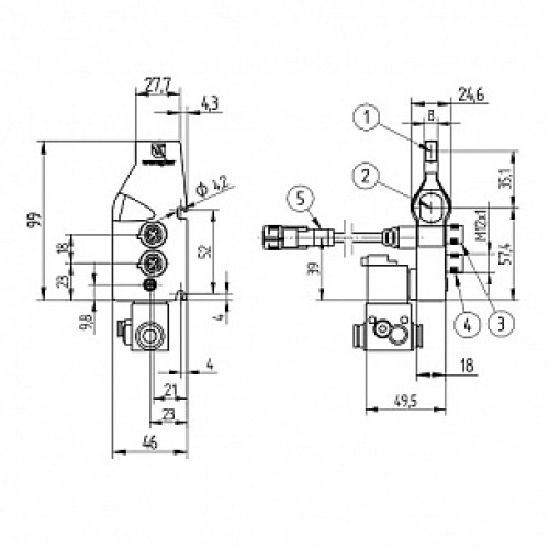 Оптический датчик Wenglor OPT1542