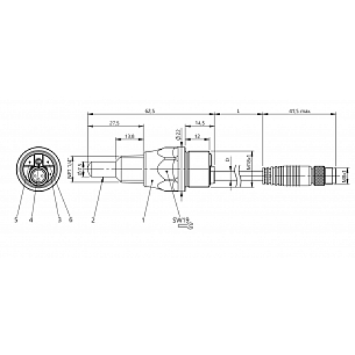 Емкостной датчик уровня Balluff BCS S44KK03-PSCFAG-EP00,3-GS49 Емкостной датчик уровня Balluff BCS S44KK03-PSCFAG-EP00,3-GS49