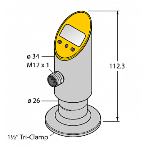 Датчик давления TURCK PS025V-607-LI2UPN8X-H1141 Датчик давления TURCK PS025V-607-LI2UPN8X-H1141