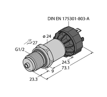 Датчик давления TURCK PT9V-1008-I2-DA91