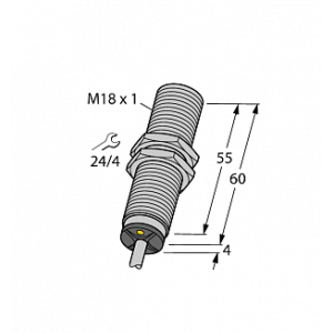 Индуктивный датчик TURCK BI8-M18-LIU