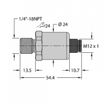 Датчик давления TURCK PT1R-1103-U3-H1143