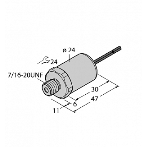 Датчик давления TURCK PT5000PSIG-2005-I2-WM0.5/X Датчик давления TURCK PT5000PSIG-2005-I2-WM0.5/X