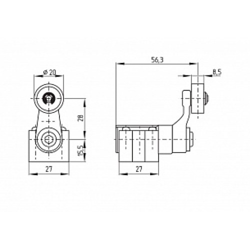 Kонцевой выключатель безопасности Schmersal Z4VH336-02Z-M20 Kонцевой выключатель безопасности Schmersal Z4VH336-02Z-M20