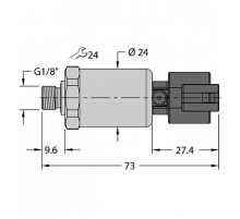 Датчик давления TURCK PT600R-2113-I2-DT043P