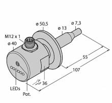 Датчик потока TURCK FCS-50A4-AP8X-H1141/D014