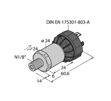 Датчик давления TURCK PT30PSIG-1014-U1-DA91/X