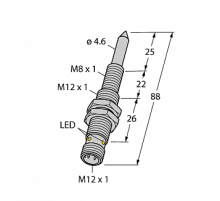 Магнитный датчик TURCK NIMFE-M12/4.6L88-UP6X-H1141