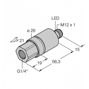 Датчик давления TURCK PC01VR-201-2UPN8X-H1141