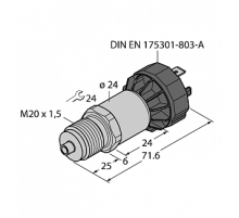 Датчик давления TURCK PT16R-1020-I2-DA91/X