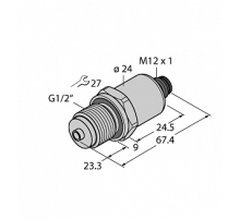 Датчик давления TURCK PT6R-1008-I2-H1143/X