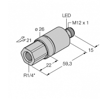 Датчик давления TURCK PC01VR-211-2UPN8X-H1141