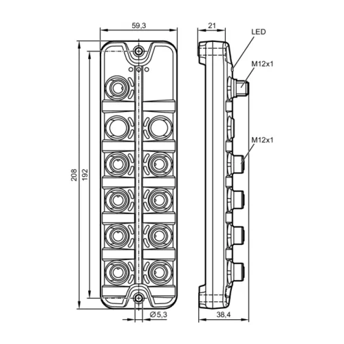 IO-Link модуль ввода/вывода AL2203 IO-Link модуль ввода/вывода AL2203