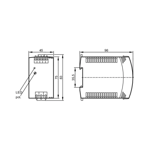 Блок питания 24 V DC, импульсный DN1020 Блок питания 24 V DC, импульсный DN1020