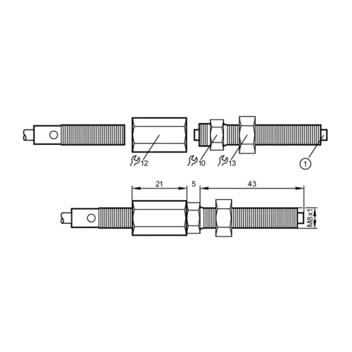 Упорный толкателъ E10154 Упорный толкателъ E10154