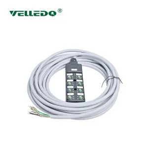 M12-A3-8K4N-3.0PVC/GY Распределительная коробка