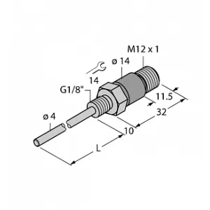 Датчик температуры TURCK TP-104A-G1/8-H1141-L035