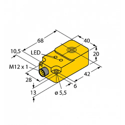 Индуктивный датчик TURCK NI25-Q20-AP6X2-H1141 Индуктивный датчик TURCK NI25-Q20-AP6X2-H1141