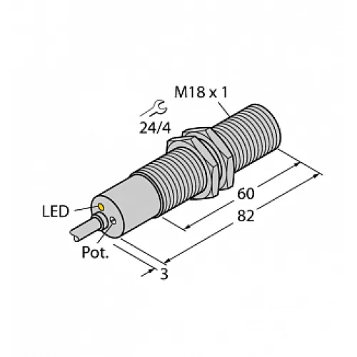 Датчик потока TURCK FCS-M18-AP8X Датчик потока TURCK FCS-M18-AP8X