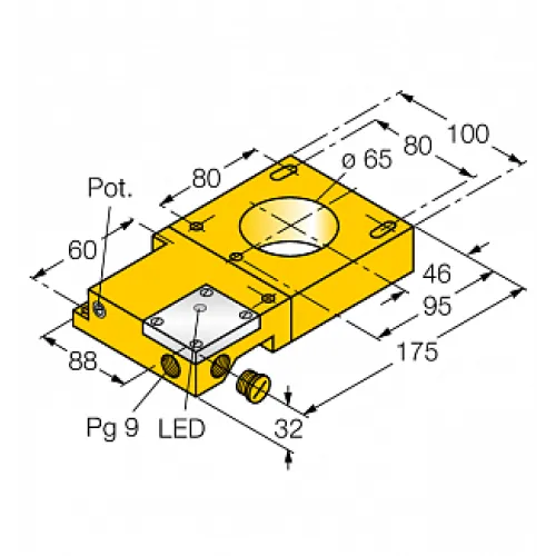 Кольцевой датчик TURCK NI65R-S32SR-VP44X