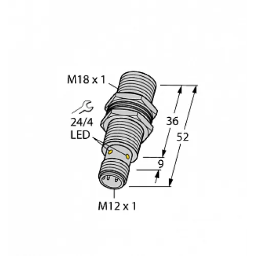 Индуктивный датчик TURCK BI8U-MT18-AP6X-H1141/S1589 Индуктивный датчик TURCK BI8U-MT18-AP6X-H1141/S1589