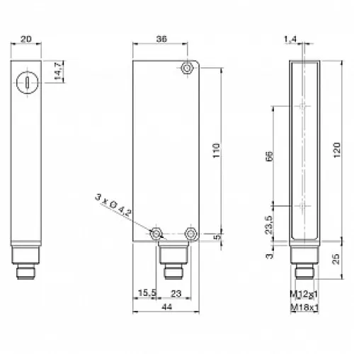 Световая завеса Datasensing BX80B/2N-0H