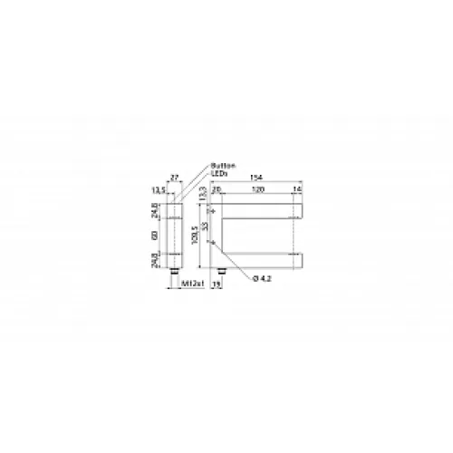 Ультразвуковой датчик кромки Microsonic bks-6/12/CIU Ультразвуковой датчик кромки Microsonic bks-6/12/CIU
