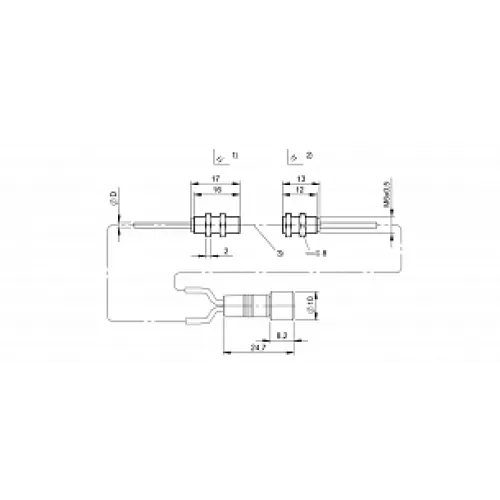 Оптоволоконный кабель Balluff BOH TL-M06-007-01-S49F Оптоволоконный кабель Balluff BOH TL-M06-007-01-S49F
