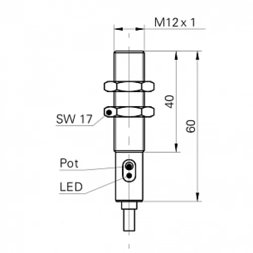 Емкостной датчик уровня Baumer CFAM 12P1600 Емкостной датчик уровня Baumer CFAM 12P1600