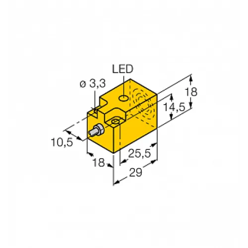 Индуктивный датчик TURCK NI5-Q18-AP6X Индуктивный датчик TURCK NI5-Q18-AP6X