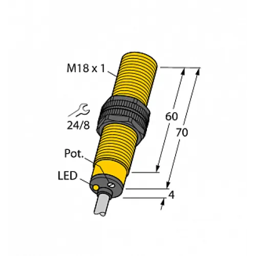 Емкостной датчик уровня TURCK BCF5-S18-AN4X Емкостной датчик уровня TURCK BCF5-S18-AN4X