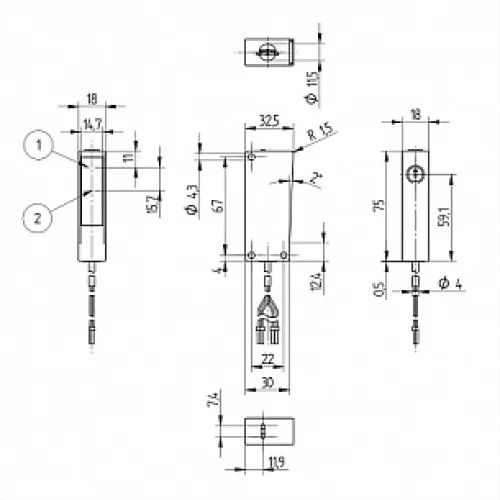 Оптический датчик Wenglor P1NH207 Оптический датчик Wenglor P1NH207