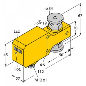 Датчик потока TURCK FCI-34D10A4P-ARX-H1140