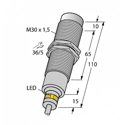 Индуктивный датчик TURCK NI15-EM30D-VP6X/S120 Индуктивный датчик TURCK NI15-EM30D-VP6X/S120