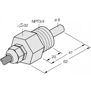 Датчик потока TURCK FCS-N3/4T-NA