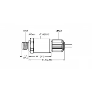 Датчик давления TURCK PT250R-2004-I2-CM2.0/O