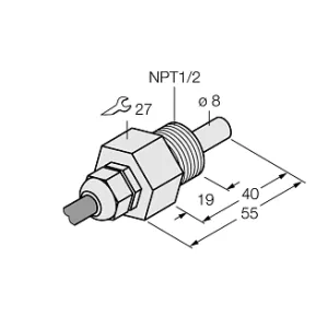 Датчик потока TURCK FCS-N1/2T-NA