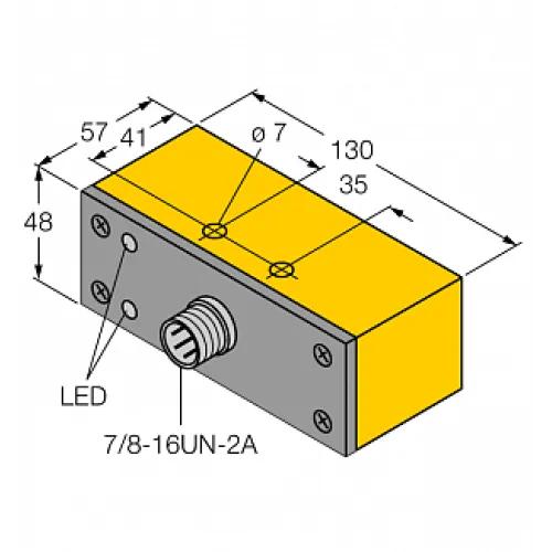 Индуктивный датчик TURCK NI30-Q130-ADZ30X2-B1131 Индуктивный датчик TURCK NI30-Q130-ADZ30X2-B1131