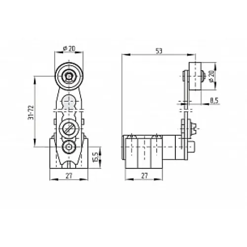 Kонцевой выключатель безопасности Schmersal T4V7H 355-12ZUE-2138 Kонцевой выключатель безопасности Schmersal T4V7H 355-12ZUE-2138