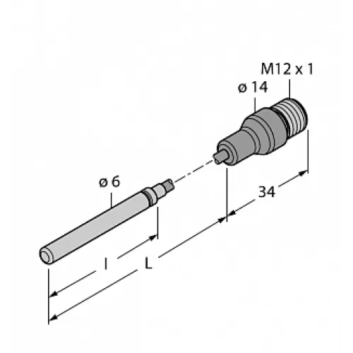 Датчик температуры TURCK TP-306A-CF-H1141-L5000
