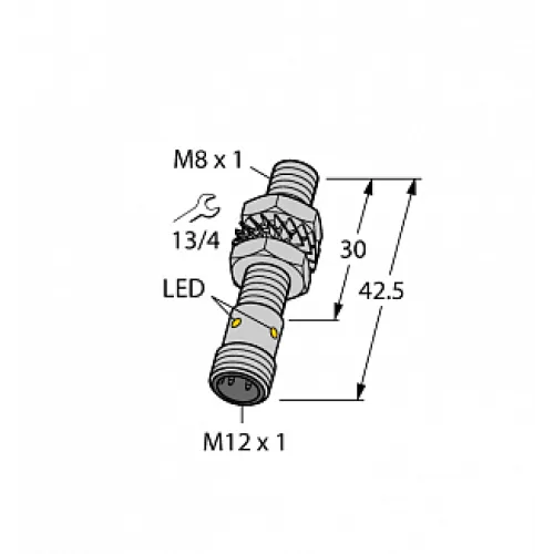 Индуктивный датчик TURCK BI3U-EMT08-AP6X-H1341 Индуктивный датчик TURCK BI3U-EMT08-AP6X-H1341