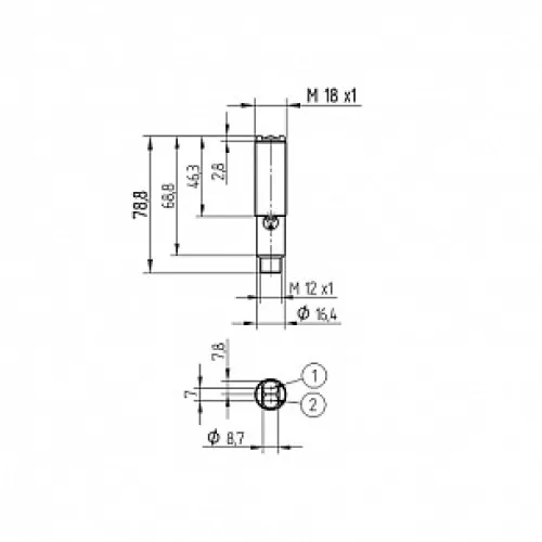 Оптический датчик Wenglor XD100PCV3