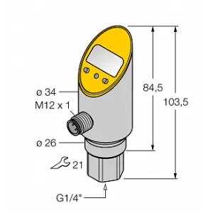 Датчик давления TURCK PS025V-301-LI2UPN8X-H1141