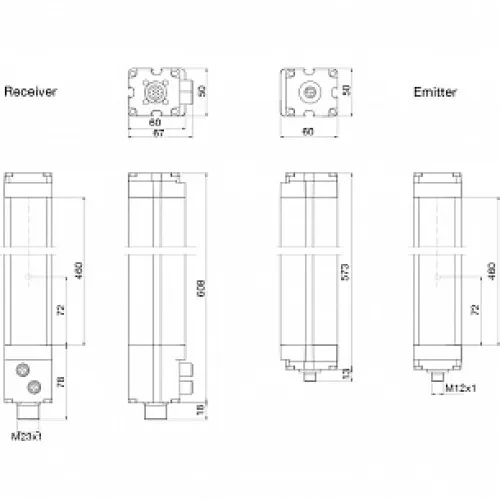 Световая завеса безопасности Micro Detectors LP4ER/40-045M4