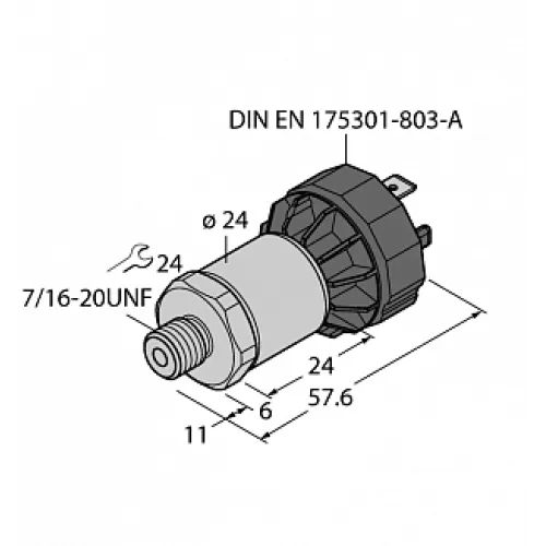 Датчик давления TURCK PT20PSIG-1005-I2-DA91/X Датчик давления TURCK PT20PSIG-1005-I2-DA91/X